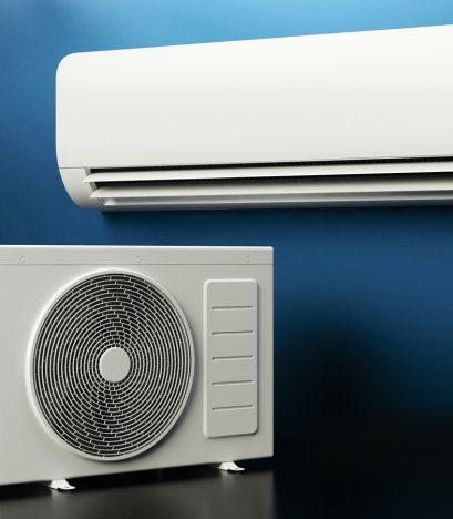 Air Conditioner System - dark background